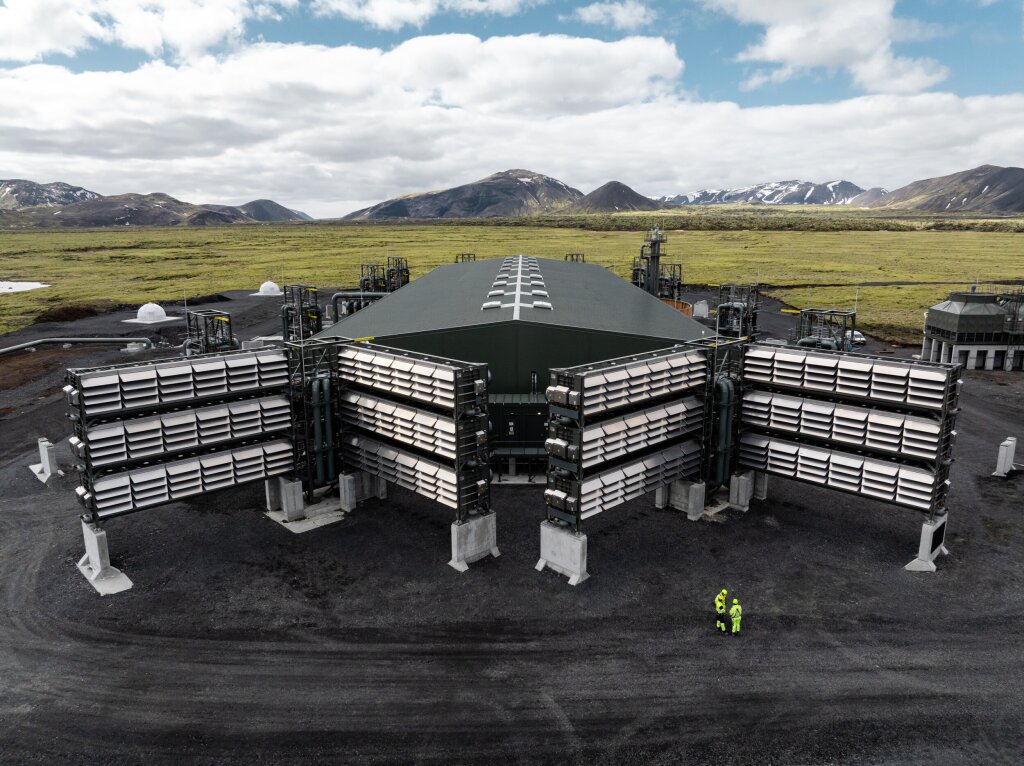 Climeworks' Mammoth plant in Iceland, inaugurated in May 2024.